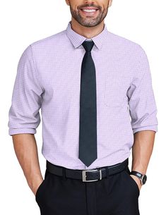 PRICES MAY VARY. 【REGULAR FIT】This Mens Regular Fit Dress Shirt has a classic fit with a tapered body and slim cut at the waist. Regular fit design gives you a capable and sophisticated look. 【WRINKLE-FREE FABRIC】Mens Wrinkle-Free Dress Shirt, upgraded fabric combines comfort and durability, and the slightly stretchy fabric allows you to move freely and work easily. 【FORMAL DESIGN】The spread collar two-button cuffs allows you to easily adjust the size of the collar and cuffs. Twelve color option Shirt Wrinkles, Mens Dress Shirts, Formal Shirt Dress, Free Dress, Suit Shirt, Formal Design, Business Shirt, Business Casual Shirts, Tuxedo Shirt