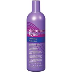 FREE SHIPPING INSIDE THE CONTIGUOUS US | 800.300.LESS Clairol Professional Shimmer Lights Conditioner Blonde & Silver 16 oz Description Clairol Professional Shimmer Lights Conditioner Blonde & Silver 16 oz Shimmer Lights by Clairol Professional Conditioner is specifically formulated for blonde, gray/silver and highlighted hair in need of a color refresh. Tone down brassiness with this protein-rich, color enhancing purple conditioner to get shiny hair without residue. Highlights: Color-enhancing formulas for blonde and silver Tones down warm or brassy tones Removes dull, yellow tones on blonde and silver hair Payment After placing your order please remit payment via PayPal. International buyers and US residents located outside the lower 48 States, are not eligible for free shipping. If you Grey Hair Tones, Blonde Silver Hair, Blonde And Silver Hair, Brighten Gray Hair, Get Shiny Hair, Hair Color Ideas For Brunettes Short, Shimmer Lights Shampoo, Blonde Silver, Purple Conditioner