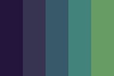 the color scheme is blue, green and purple