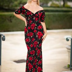 Scuba Fabric Stretch Include Rebozo Red Floral Maxi Dress, Dolman Dress, Flower Maxi Dress, Mexican Dress, Cami Maxi Dress, Scuba Fabric, Cutout Maxi Dress, Collared Shirt Dress, Black Bridesmaid Dresses