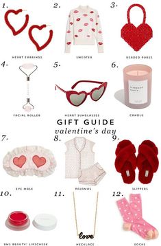 valentine's day gift guide for the girl who loves to be in love with