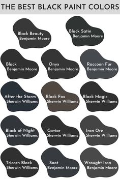 the best black paint colors for your home