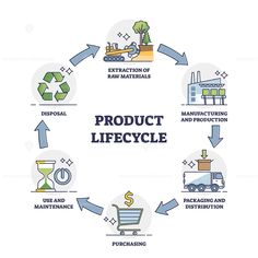 the product life cycle is shown in this graphic