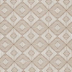 a beige and white pattern on fabric