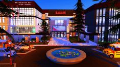 BRINDLETON BAY HIGH SCHOOL [64X64] | Patreon Sims 4 High School, Brindleton Bay, The Sims 4 Lots, Sims 4 Black Hair, Free Sims 4, The Sims 4 Packs, Sims 4 Expansions, Sims 4 Toddler, Bay House