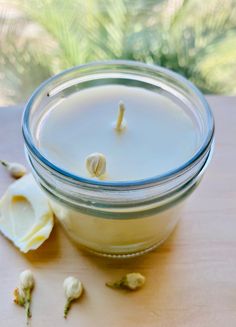 Ever rub candle-wax all over your body? Time to give it a try! These 2-in-1 lotion candles are made with skin-nourishing oils and butters that will not burn your skin. Set the mood with this warmly lit candle and pour the melted wax and oil solution into your hands to apply to your skin as a lotion. It will leave your skin hydrated, with a lovely scent, a moisture protective barrier, and a slight shimmer. Benefits of Beeswax Candles: 100% Paraben Free Purifies the Air Less smoke / soot Incredibl Lotion Candles, Aromatherapy Benefits, Massage Candle, Frankincense Myrrh, Aromatherapy Oils, In A Jar, Essential Oils Aromatherapy, Beeswax Candles, Paraben Free