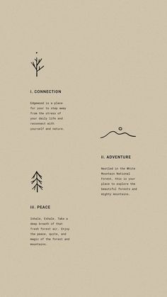 an info sheet with different types of trees and text on it, including the words in each