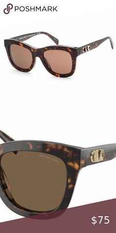 Michael Kors Women's Brown Square Sunglasses Brown Square, Brown Lens, Michael Kors, Sunglasses