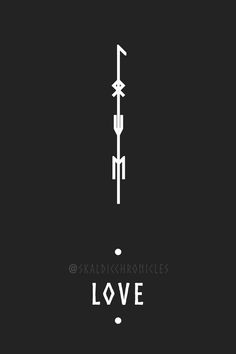 the logo for skadal chromkles's love is shown in white on black