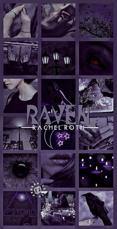 a collage of images with the words raven rachel roht