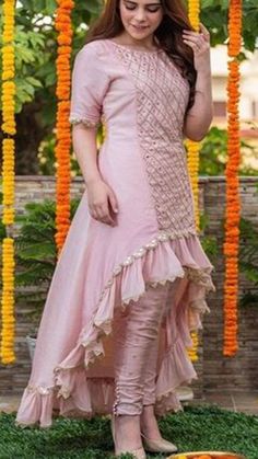 High Low Kurti, Long Gown Design, Latest Dress Design, Womens Trendy Dresses, Long Dress Design, Stylish Party Dresses, Party Wear Indian Dresses