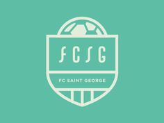 the logo for focc saint george, which is located on top of a mountain