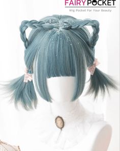 Cute Short Wigs, Kawaii Hair Style, Character Hair Design, Cute Kawaii Hairstyles, Fantasy Hair Styles, Creative Wigs, Anime Hair Wig, Aesthetic Wigs