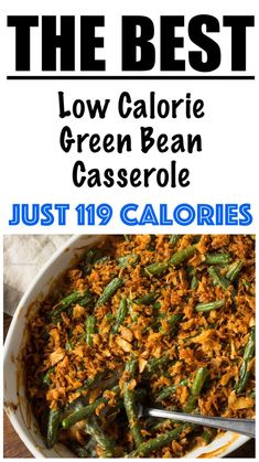 the best low calorie green bean casserole just 19 calories