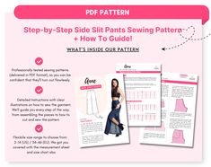 the step by step bell sleeves dress pattern is shown with instructions for how to sew