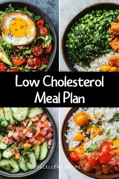 Maintaining a healthy heart starts with the food you eat. High cholesterol is a significant risk factor for cardiovascular diseases, and making smart dietary choices can help keep cholesterol levels in check. #Low Cholesterol Meal PlanNING #low cholesterol low sugar meal plan #low fat low cholesterol meal plan #1200 calorie meal plan low cholesterol #30 day low cholesterol meal plan #cholesterol and low saturated fat diet meal plan #low cholesterol high protein meal plan Good Meals For High Cholesterol, How Lower Cholesterol, Low Fat Cholesterol Diet, Cholesterol Lowering Diet Plan, Easy Recipes For High Cholesterol, High Cholesterol Meal Prep, Healthy Recipes For Lowering Cholesterol, Food Low In Cholesterol, Dinners For Lowering Cholesterol