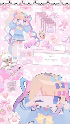 #kangel #nso #ngo #wallpaper #needygirloverdose Kangel Nso, Pink Wallpaper Kawaii, Swag Wallpaper, Pink Wallpaper Girly, Cute Mobile Wallpapers, Paper Dolls Diy, Cute Headers, Planets Art, Game Pictures