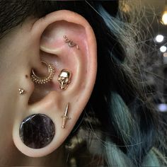 there are three different types of ear piercings