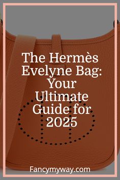 hermes crossbody bag Fancy Gift Ideas, Hermes Evelyn Bag, H Logos, Make Up Your Mind, Hermes Bags, Grooming Tools, Luxury Gifts, Casual Elegance, Chic Design