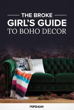 Affordable boho decor | Tufted velvet sofa Boho Apartment, Affordable Boho, Velvet Tufted Sofa, Layered Rugs, Apartment Life, Affordable Decor, Décor Boho, Boho Dekor