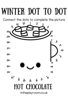 Free Winter Dot to Dot Printable 20 Pages - In The Playroom Bilingual Kindergarten, Dot To Dot Printables, Cozy Winter Fashion, Winter Play, Globe Crafts, Fun Indoor Activities, Activity Sheets For Kids, Busy Boxes, Winter Mittens