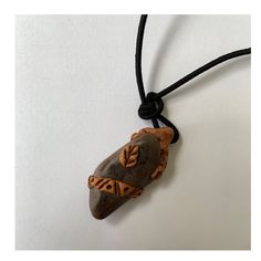 Made In The Philippines. Features A Smooth Stone With Added Clay Details. The Stone Is About And Inch And Half Long And The Necklace Is 9.5” Long. The Necklace, The Stone, Art Crafts, The Philippines, Rock Art, White Silver, Stone Necklace, Womens Jewelry Necklace, Philippines