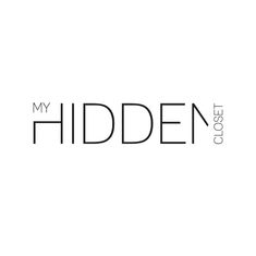 the logo for my hidden closet, which is designed to look like it has been placed on