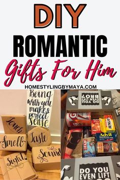 diy romantic gifts for him