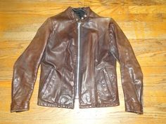 Over seas by express mail only. to some places it take about 7-15 days Shipping cost for over seas:85 Measurement Shoulder to shoulder ; 15.5" inches Shoulder to end of cuff ; 22 inches Pit to pit ; 19" inches Back collar to hem ; 23 " inches Cafe Racer Jacket, Racer Jacket, Vintage Brown, Cafe Racer, Brown Leather, Mens Jackets, Bathing Beauties, Jackets & Coats, Leather Jacket