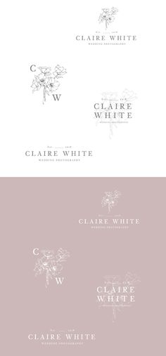 three different types of logos for wine