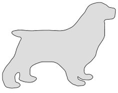 the silhouette of a dog on a white background is shown in this image, it appears to be cut out from paper