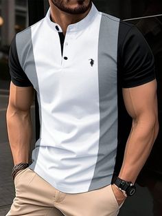 T Shirt Design For Man, Mens T-shirts Design, Polo Neck Outfit Men, Tshirts For Men Casual, Polo Tshirt Men Outfit Casual, Mens Tshirt Designs, Collar Tshirt For Men, Men T Shirt Outfit, Men Polo Shirt Outfit