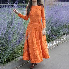 Unfortunately Paypal does not accept payments for Russian designers. Knit Dress Pattern, Crochet Knit Dress, Orange Outfit, Crochet Dress Pattern, Crochet Skirt, Fashion Tips For Women, Knit Outfit, Long Maxi, Knit Skirt