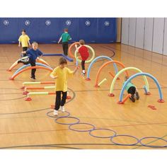 Buy WeeKidz Challenge Course at S&S Worldwide Obstical Course For Kids, Preschool Gym, Gym Games For Kids, Kids Obstacle Course, Physical Education Lessons, Pe Activities, Challenge Course, Fun Group Games, Pe Games