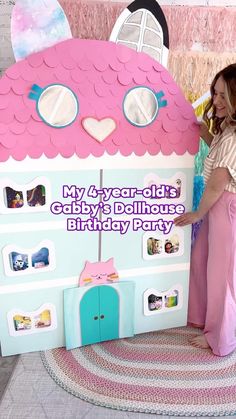 Every Day is a Sprinkle Party 🎉 all the details from Josie’s 4th birthday Gabby’s Dollhouse party are here and up on my blog and I’m so excited to share how it all came together! 🔗Comment ‘blog’ and I’ll send you my post that includes more photos and links to all the party supplies 🎉🧁😻 💌Birthday parties are like my annual love letter to my kids; celebrating their childhoods, their imaginations, current interests, and the magic of bringing it all to life on their special day ✨ I hope they ... Gabby Clubhouse Birthday Party, Catnap Birthday Party Ideas, Gabbys Dollhouse Sprinkle Party, Gabbys Dollhouse Background, Gabby Dollhouse Birthday Games, Gabby Dollhouse Party Decorations, Kids 4th Birthday Party Ideas, Gabbys Doll House Birthday Party Ideas, Sprinkle Party Gabbys Dollhouse