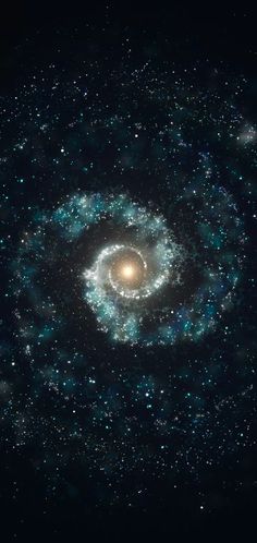 an artist's impression of a spiral galaxy