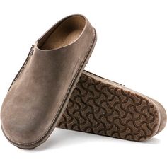 Meet the ultimate slipper - The classic Zermatt. This version features a suede lining and an extra grippy outsole in a unique rubber cork blend for added durability and traction, making it perfect for lounging indoors or venturing out. Anatomically shaped cork-latex footbed Upper: suede Footbed lining: suede Sole: natural rubber Details: clog with decorative stitching & rivet “Made in Portugal” Birkenstock Men, Decorative Stitching, Zermatt, Natural Rubber, Birkenstock, Cork, Clogs, Portugal, Slippers