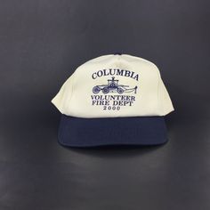 Pre-owned vintage cap. Gently handwashed Cotton SnapBack Mens  30-Day Return Policy Vintage Six-panel Outdoor Hat, Vintage Six-panel Trucker Hat For Outdoor, Volunteer Fire Department, Vintage Baseball Caps, Vintage Cap, Hats Snapback, Vintage Baseball, Fire Department, Baseball Caps