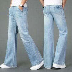 Bell Bottom Jeans For Men, Pent Shirt Men, Bell Bottoms Men, Mens Bell Bottom Jeans, Bell Bottom Jeans Outfit, School Pants, Jeans Outfit Men, Pants Outfit Men, Mens 90s