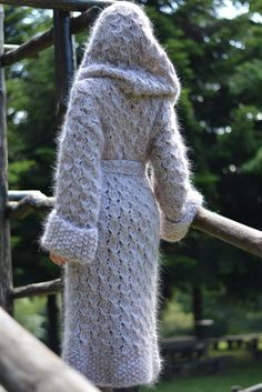 ORDER hand knitted mohair coat handmade cardigan mohair от Dukyana Hooded Sweater Coat, Pull Mohair, Tube Scarf, Crochet Coat, Mohair Cardigan, Chunky Wool, Crochet Cardigan Pattern, Knitted Coat, Mohair Sweater