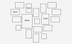 the family tree is shown in black and white, with four different squares on each side