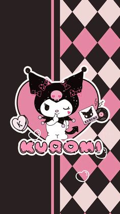 Pink Kuromi Wallpaper, Kuromi Sanrio Wallpaper, Sanrio Wallpaper Kuromi, Kuromi Wallpaper Pink And Black, Kuromi Phone Background, Kuromi Poster, Kuromi Background, Kuromi Hd Wallpaper, Kuromi Themed Wallpaper