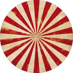 a red and white striped rug on top of a table