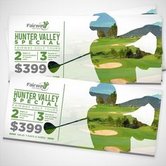 two tickets for the hunter valley special golf tournament