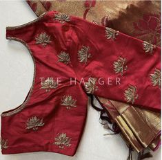 Cutdana Work Embroidery Blouse, Aari Work Kurti, Blouse Reference, Simple Maggam Work Blouse, Blouse Design Aari Work, Simple Maggam Work, Back Of Blouse, Blouse Maggam Work