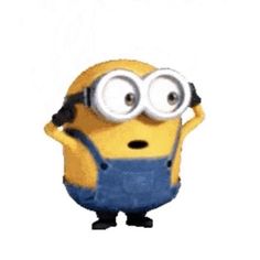 a despicable minion with big eyes