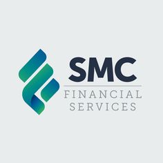 the logo for smc financial services, which is designed to look like an abstract design