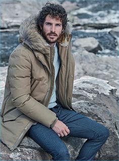 JUSTICE JOSLIN Streetwear Men Outfits Street Fashion, Winter Outfits Men Streetwear, Men Streetwear Fashion, Latest Mens Wear, Outfits Men Streetwear, Streetwear Winter, Men Parka, Drip Outfit Men