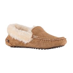 A staple in Lamo's classic collection, the Aussie ,moc is the perfect go-to slipper to wear year-round. It's durable enough that it can be worn outside thanks to its TPR outsole, but the premium faux fur lining makes it soft enough to curl up on the couch in. The Aussie Moc features a fluffy faux fur collar for just the right amount of style. The only complaint about the Aussie moc? Once they're on, no one ever wants to take them off!Features: ComfortBase Material: 100% SuedeUpper/Outer Base Mat Moccasins Slippers, Comfort Wear, Faux Fur Collar, Pump Sandals, Classic Collection, Stylish Shoes, Fur Collar, Fur Collars, Slide Slipper