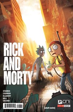 the cover to rick and mort comic